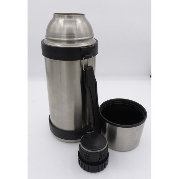 Thermos Stainless Steel Narrow Mouth 24 Oz Coffee Tea Hot Cold Handle - Picture 3 of 5